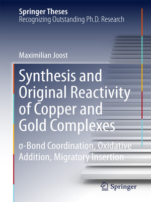 cover image of Synthesis and Original Reactivity of Copper and Gold Complexes